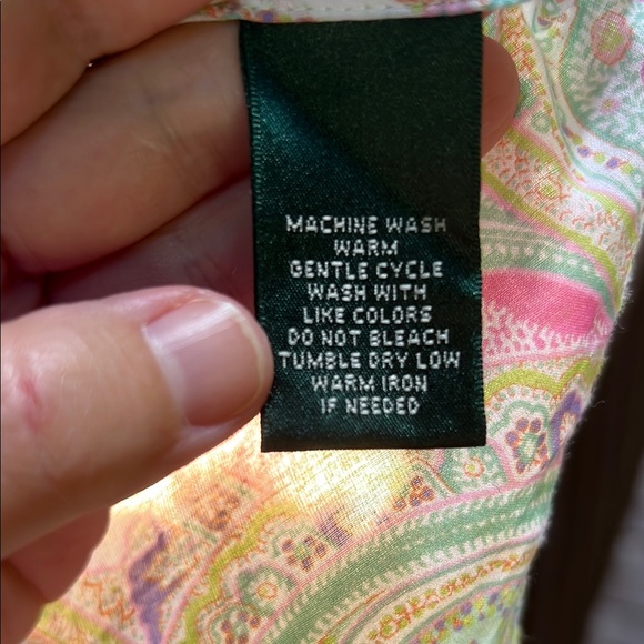Lauren Ralph Lauren Paisley Shirt - Picture 7 of 9